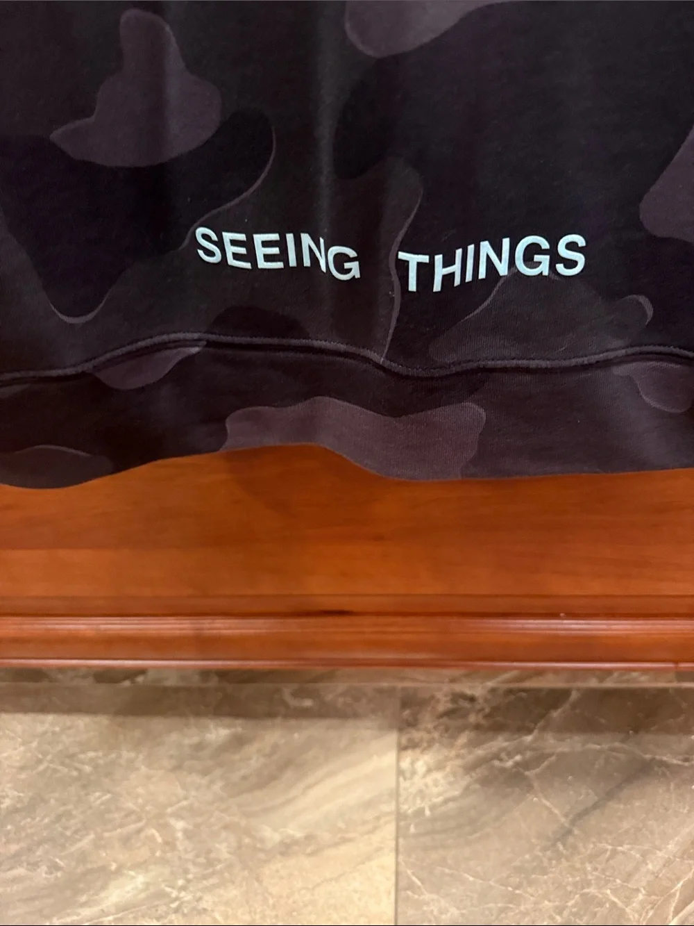 Off-White Black Camouflage Hoodie Sweatshirt